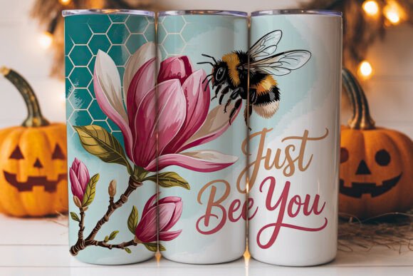 Bee Yourself Graphics for Tumbler Wraps