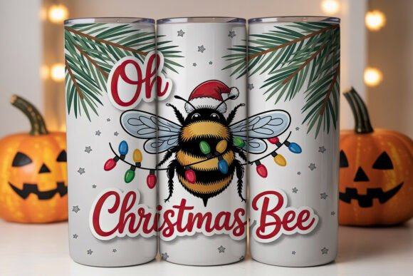Christmas Bee Tumbler Wrap: Tumbler Wraps & Graphics Review