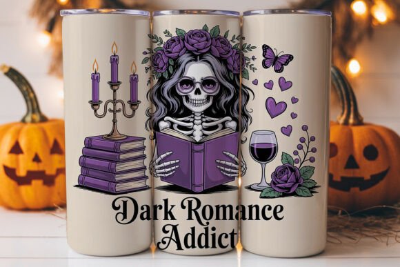 Dark Romance Addict Tumbler Wrap Graphics Review
