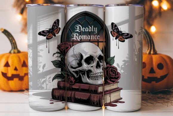Deadly Romance Tumbler Wrap Graphics for Content Publishers