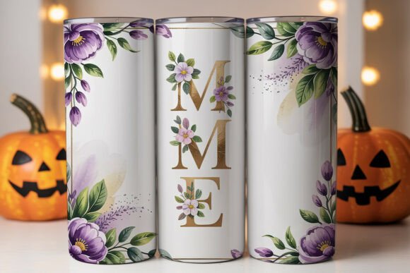 Floral Meme 20oz Tumbler Wrap Graphics Review