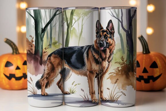 German Shepherd Dog Tumbler Wrap Graphics Review
