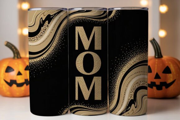 Gold Glitter Mom Graphics for Tumbler Wraps Review
