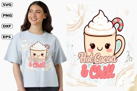 Hot Cocoa Chill SVG: Graphics & T-Shirt Designs Review