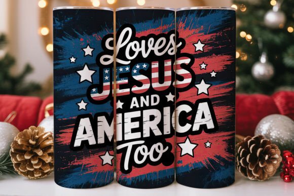 Loves Jesus America Tumbler Wrap: A Graphics Review for Tumbler Wraps