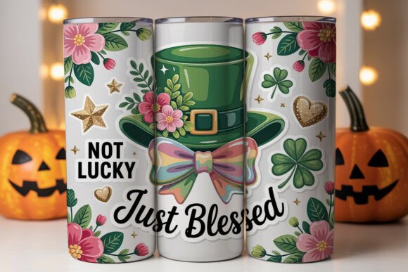 Lucky Blessed St. Patrick's Tumbler Wrap Graphics Review