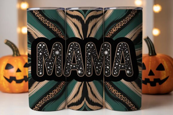Mama Leopard Glitter 20oz Tumbler Wrap: Graphics Review