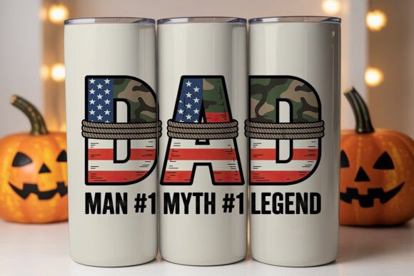 Patriotic Camouflage Dad Tumbler Graphics Review