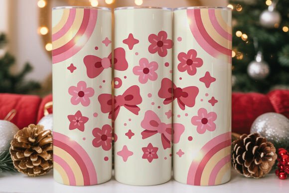 Pink Bows Kawaii: Tumbler Wraps & Graphics Review