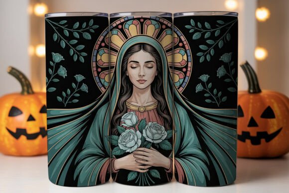 Stained Glass Virgin Mary 20oz Tumbler Review