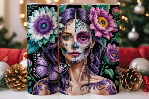 Sugar Skull Girl 20oz Tumbler: Graphics & Wraps Review
