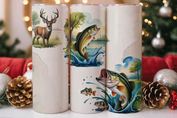 Wildlife Fishing Tumbler Wrap Graphics Review
